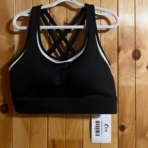 Zyias black primo mesh bra